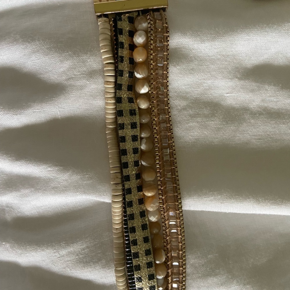 Victoria Emerson leather wrap bracelet cuff